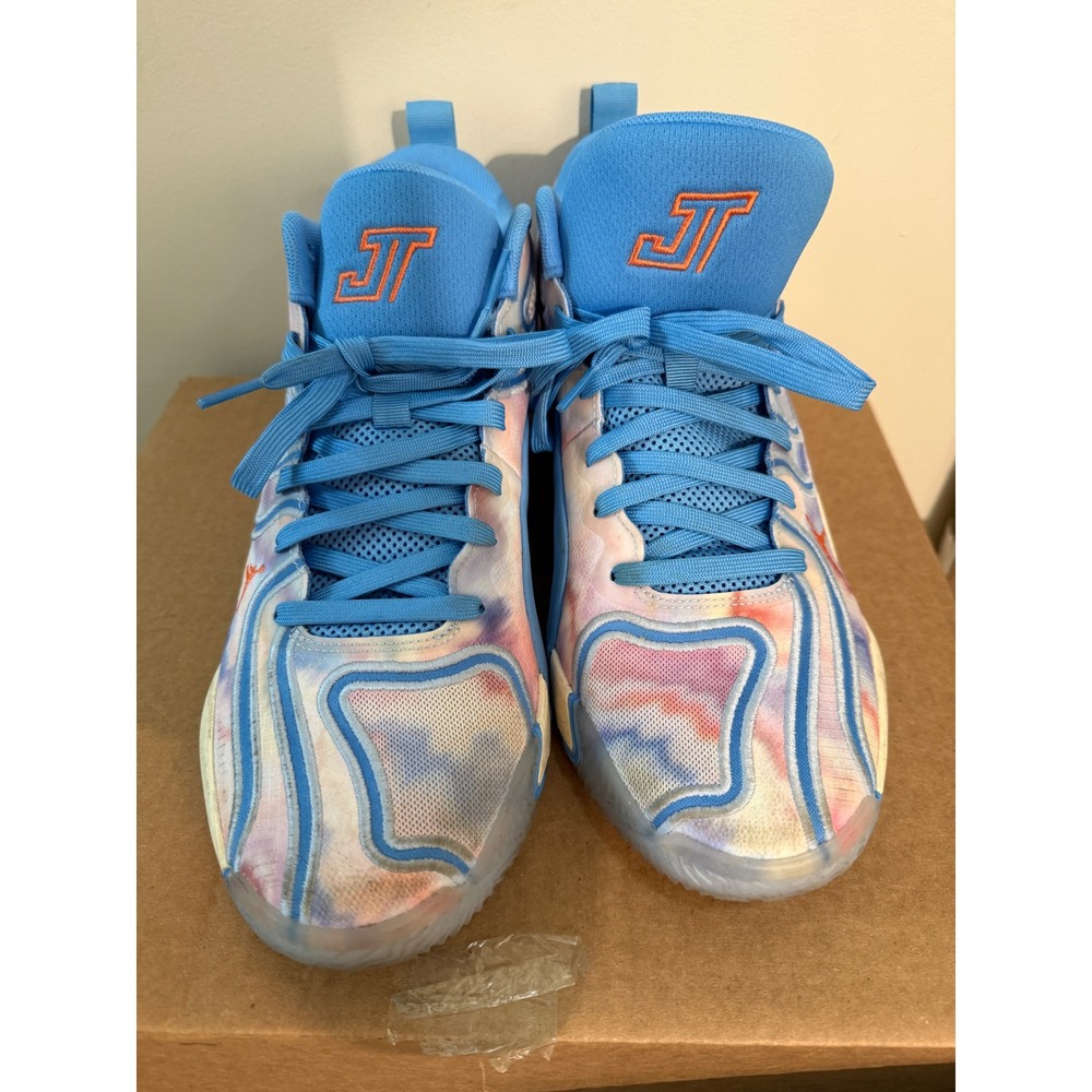 Jordan Tatum 3 Tie Dye University Blue FZ6598-400 Mens Size 12 Excellent